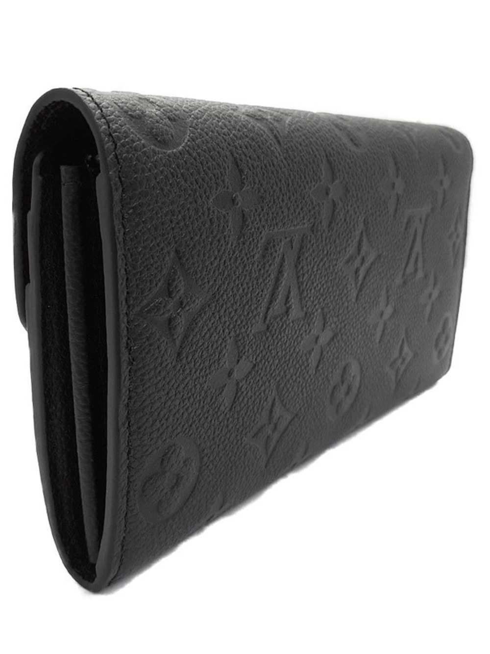Louis Vuitton Sarah Monogram fold Long Portefeuille Bi Wallet Empreinte Brown